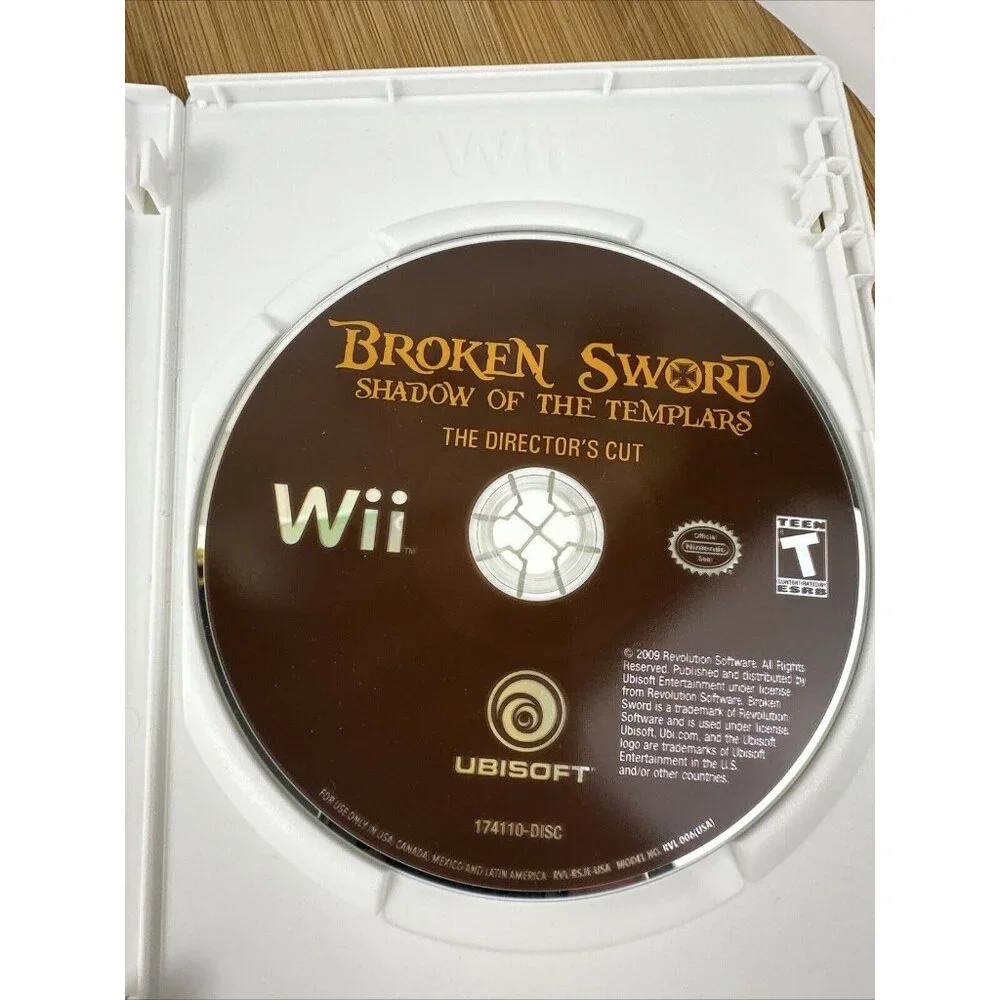 Broken Sword: Shadow of the Templars - Nintendo Wii‎ Directors cut